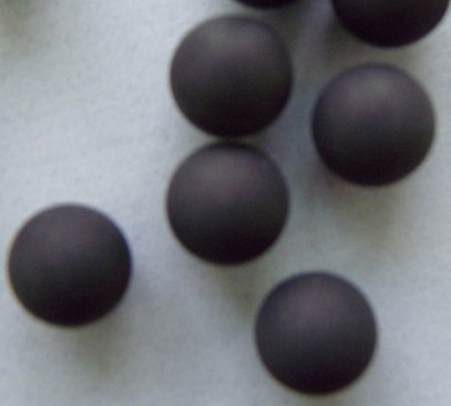 Precision ground rubber balls